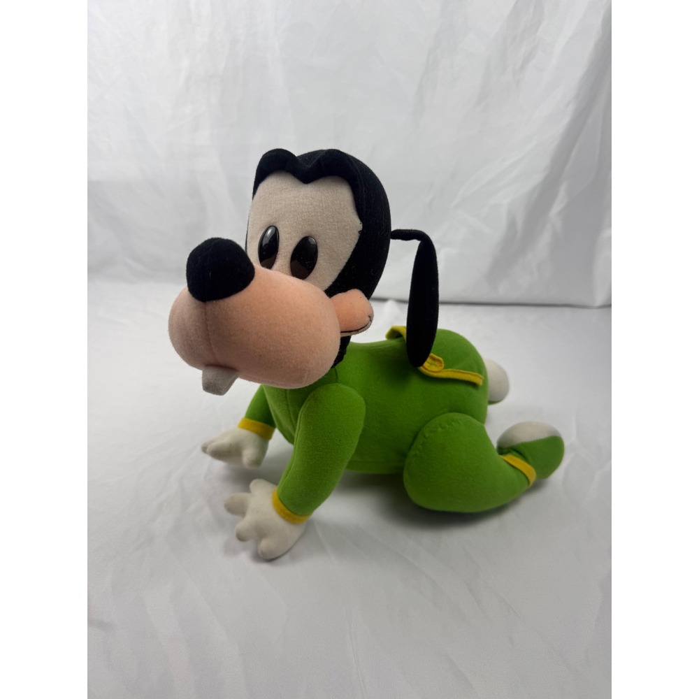 Vintage 1995 Disney Goofy Plush Toy Green Stuffed Animal Plush (Not Working)‎